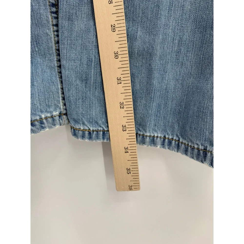 Levi's 569 Jeans Mens 36x34 Blue Loose Straight Light Wash Y2K Denim